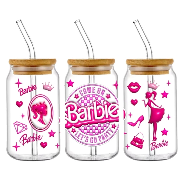 Barbie Cup Sticker - Picture 1 of 3